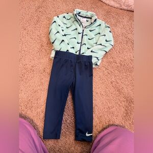 Nike Kids Matching Set - Mint Green and Navy